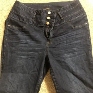 Refuge High-Waisted Dark Wash Jeggings